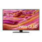 Open box Samsung 65-inch QN90F Series 4K UHD HDR Neo QLED Tizen Smart TV showing screen and sleek design