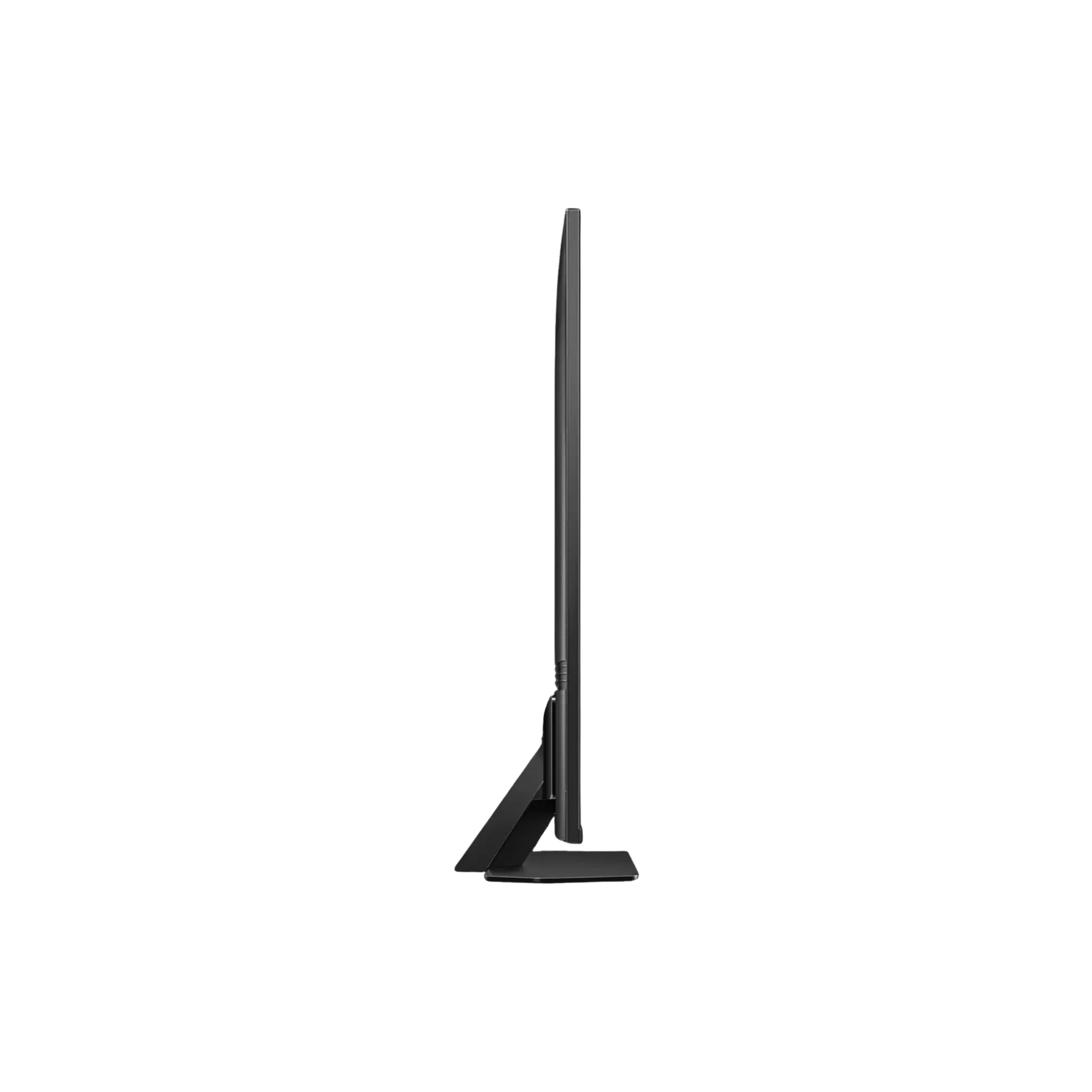 Open box Samsung 65-inch QN90F Neo QLED 4K UHD HDR Tizen Smart TV showing screen and sleek black design
