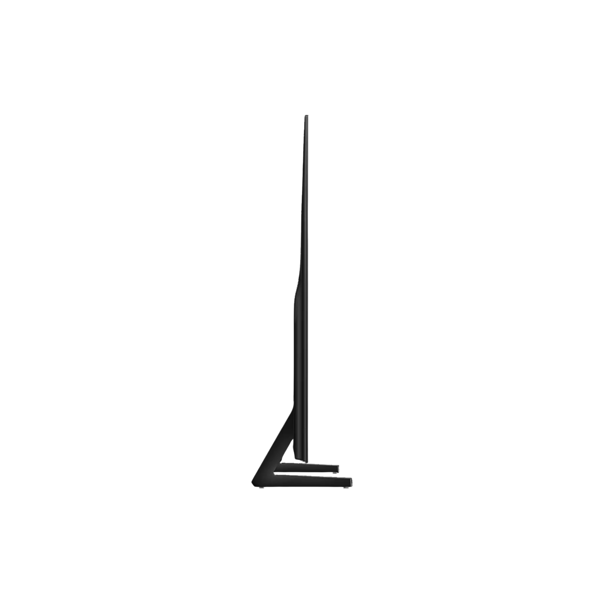Open box Samsung 65-inch S84F Series 4K UHD OLED HDR Tizen Smart TV showing screen and sleek design.