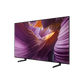 Open box Samsung 65-inch S84F Series 4K UHD HDR OLED Tizen Smart TV showing screen display and sleek design.