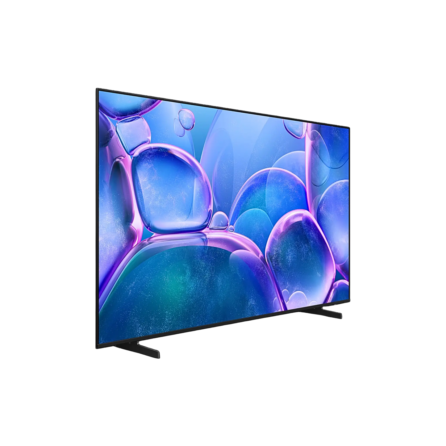 Open box Samsung 65-inch U7900F Series 4K UHD HDR LED Tizen Smart TV showing screen and sleek design.