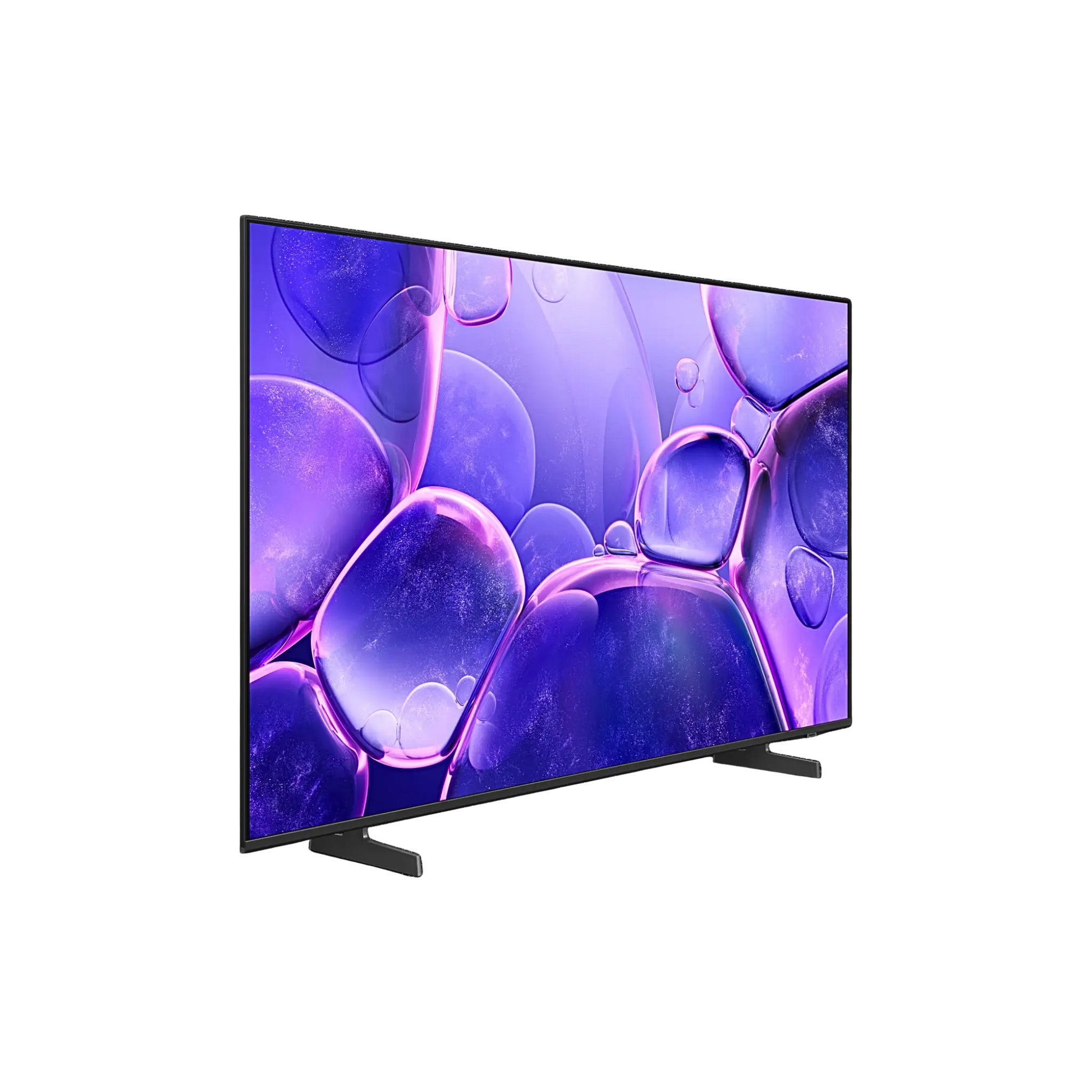 Open box Samsung 65-inch U8000F Series 4K UHD HDR LED Tizen Smart TV displaying vibrant screen and sleek design.