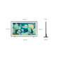 Open box Samsung The Frame 65-inch 4K UHD HDR QLED Tizen Smart TV, showing the sleek TV design and screen display.