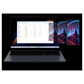 Samsung Galaxy Book4 Ultra 16-inch laptop showing sleek design, keyboard, and screen display, branded with Samsung logo.