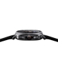 Samsung Galaxy Watch8 Classic Bluetooth smartwatch with a sleek black band and round display, showing time and health tracking features.