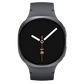 Samsung Galaxy Watch8 Bluetooth smartwatch displaying a digital clock and fitness tracking features.