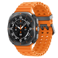 Samsung Galaxy Watch Ultra 2025 with sleek black strap and large display, showcasing its modern design and premium build.