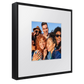 Samsung Music Frame HW-LS60D wireless speaker displaying a sleek, modern design with a wood finish and digital controls.