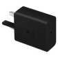 Samsung 45W USB-C Power Adapter showing a compact black charger with USB-C port for fast charging devices.