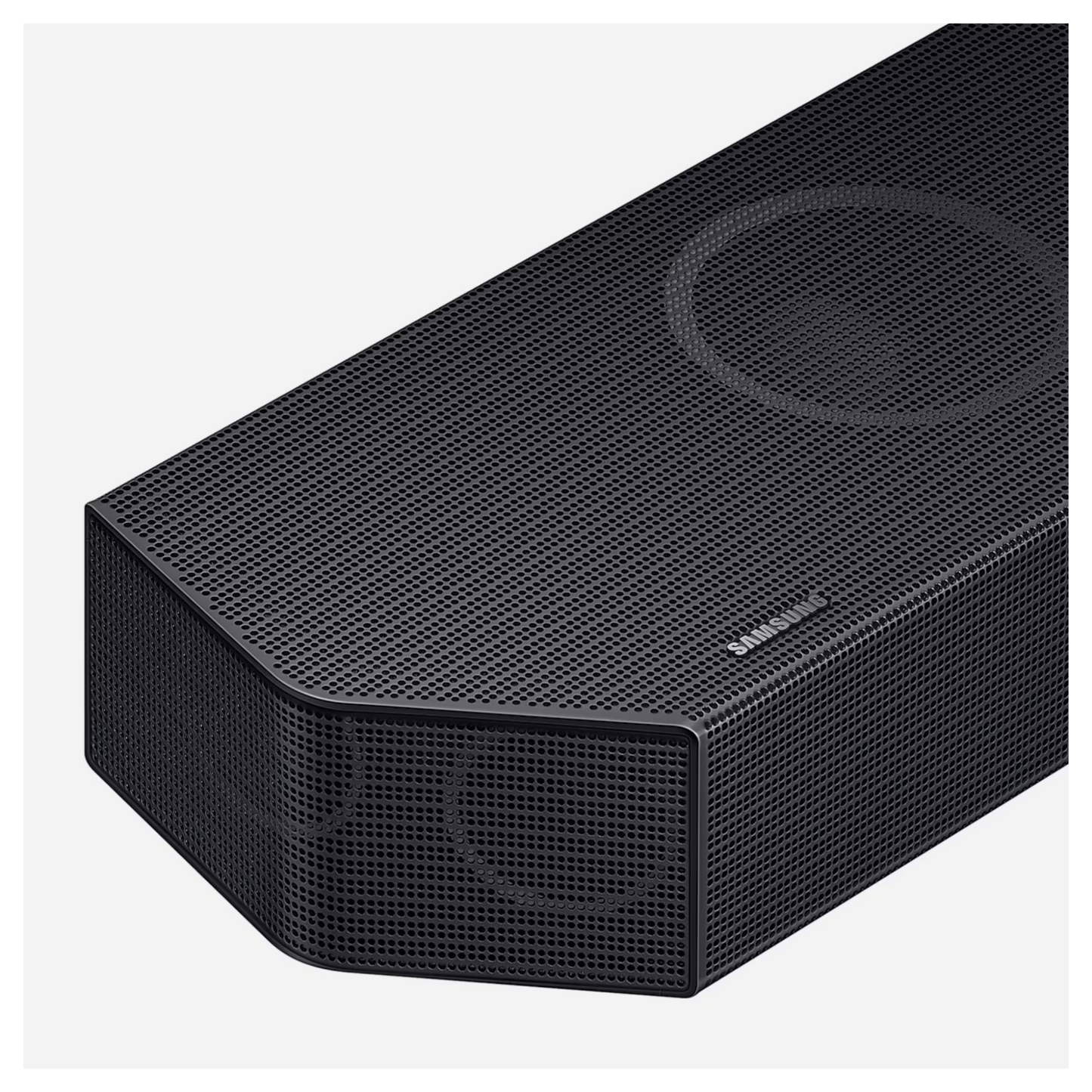 Samsung HW-Q800D soundbar with sleek design and multiple speaker drivers for immersive audio experience.