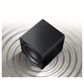 Samsung SWA‑W510 soundbar subwoofer showing the sleek black design and connection ports.