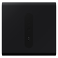 Samsung SWA-W510 soundbar subwoofer showing a sleek black wireless subwoofer for enhanced audio bass.