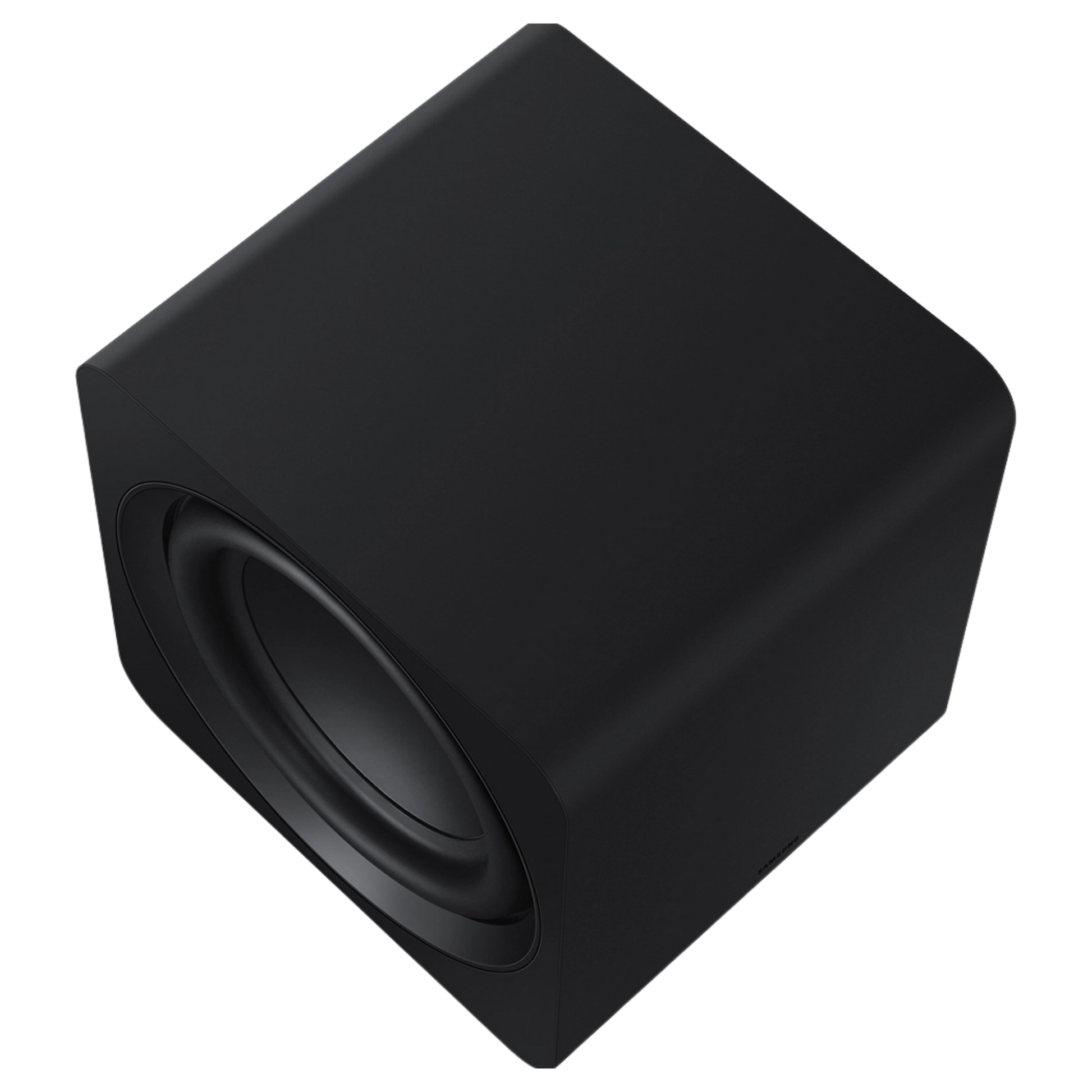 Samsung SWA-W510 Soundbar Subwoofer, black wireless subwoofer for enhanced audio bass, compatible with Samsung soundbars