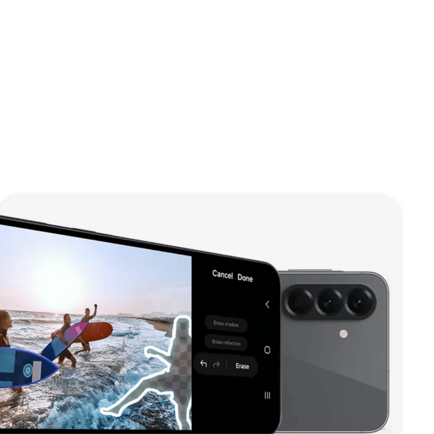 Samsung Galaxy A56 5G tablet with 128GB storage, sleek design, and vibrant display in a clear product image.