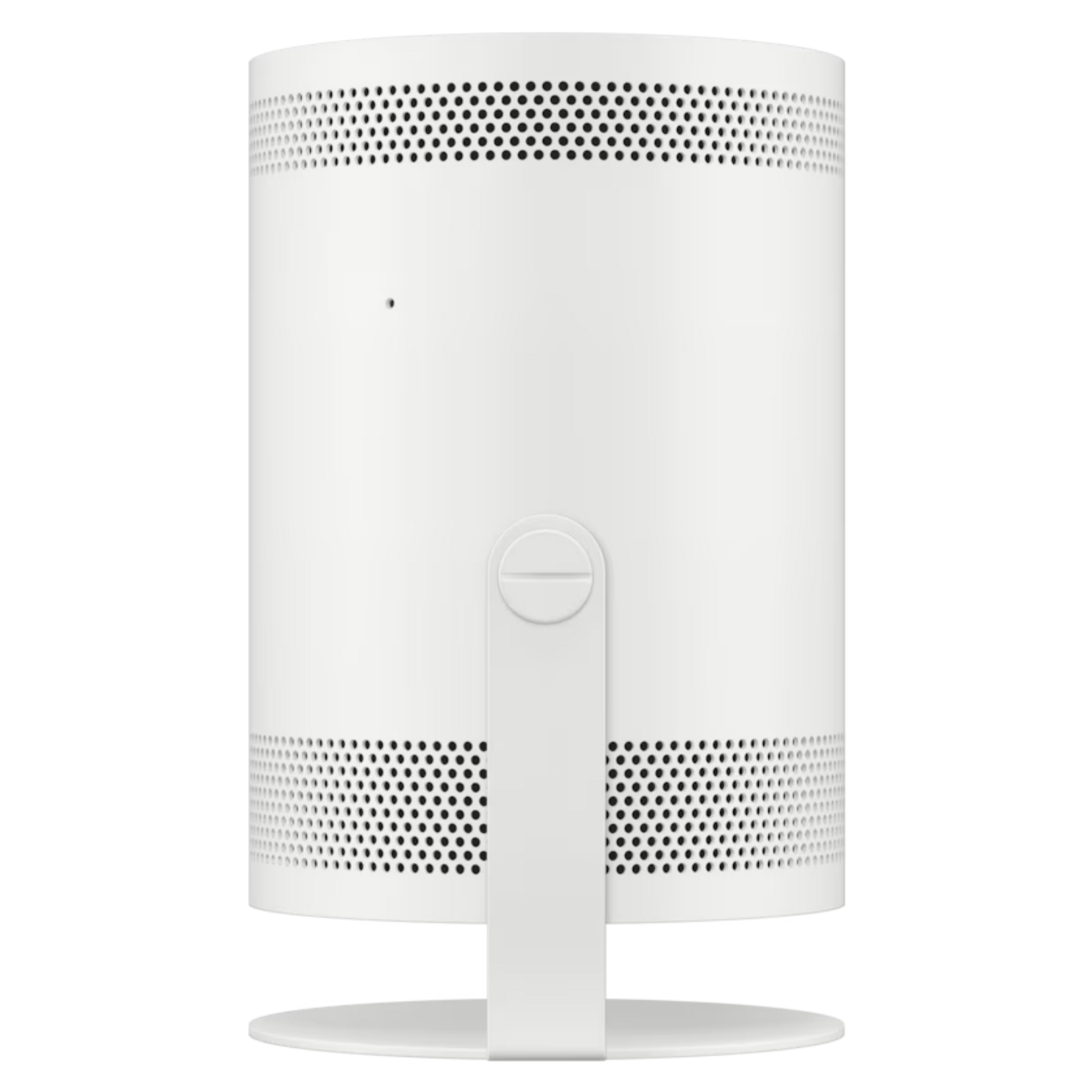 Samsung The Freestyle 2nd Gen Smart FHD portable projector displaying a bright, clear image on a wall.