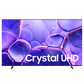 Samsung 65-inch U8000F Crystal UHD 4K Smart TV displaying vibrant 4K resolution and sleek design, front view.