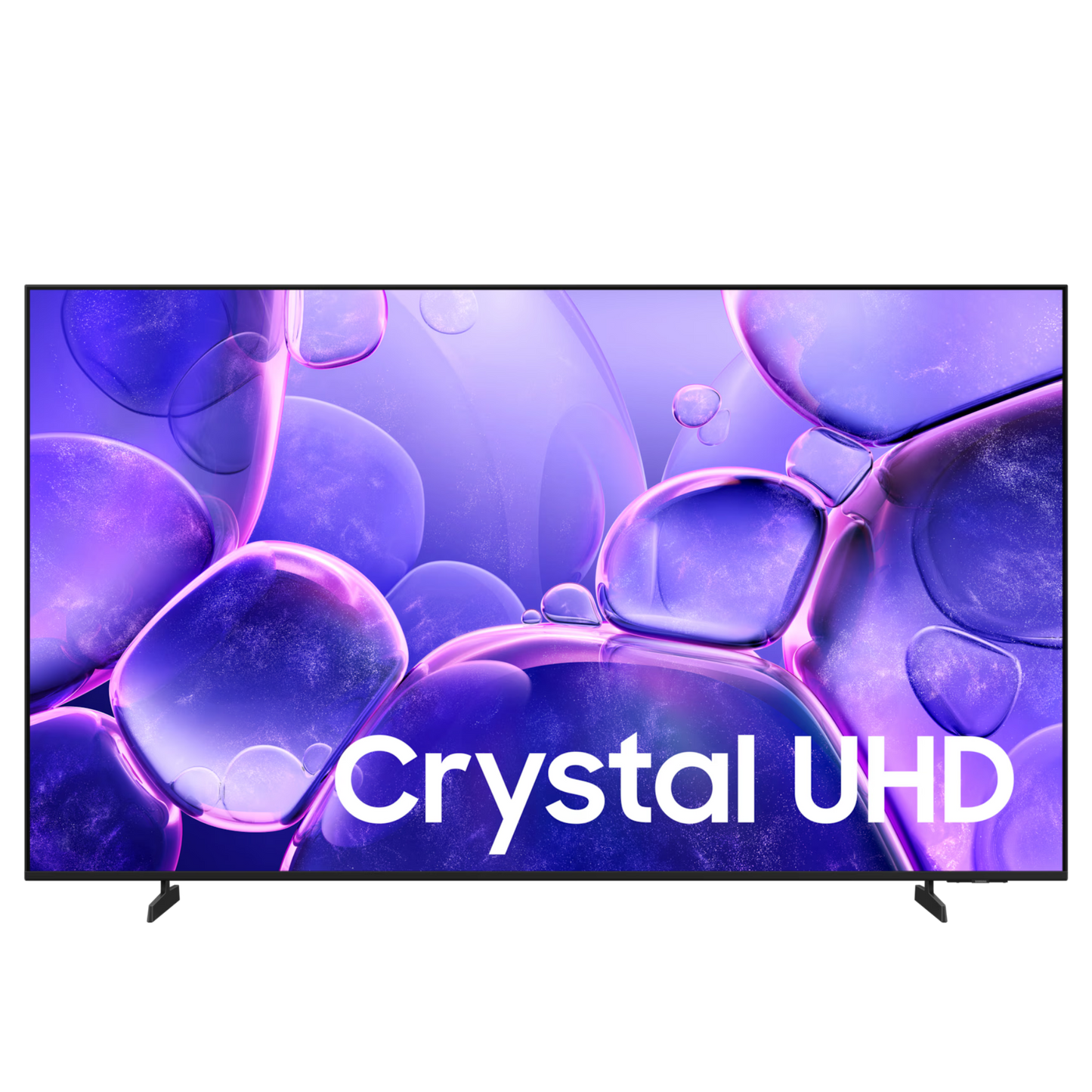 Samsung 75-inch U8000F Crystal UHD 4K Smart TV with sleek screen and slim design, showcasing vivid picture quality and modern style.