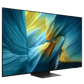 Samsung 77-inch S95F OLED 4K Smart TV displaying vibrant 4K resolution, sleek design, and smart TV interface.