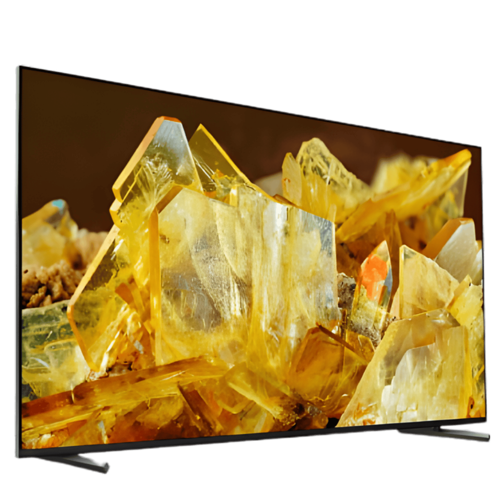 Sony Bravia XR X90L 65-inch 4K HDR television displaying vibrant colors and a sleek modern design.