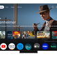 Open box TCL 85-inch QM7K Series 4K UHD HDR QD-Mini LED Smart Google TV displaying a sleek TV screen with vibrant images.