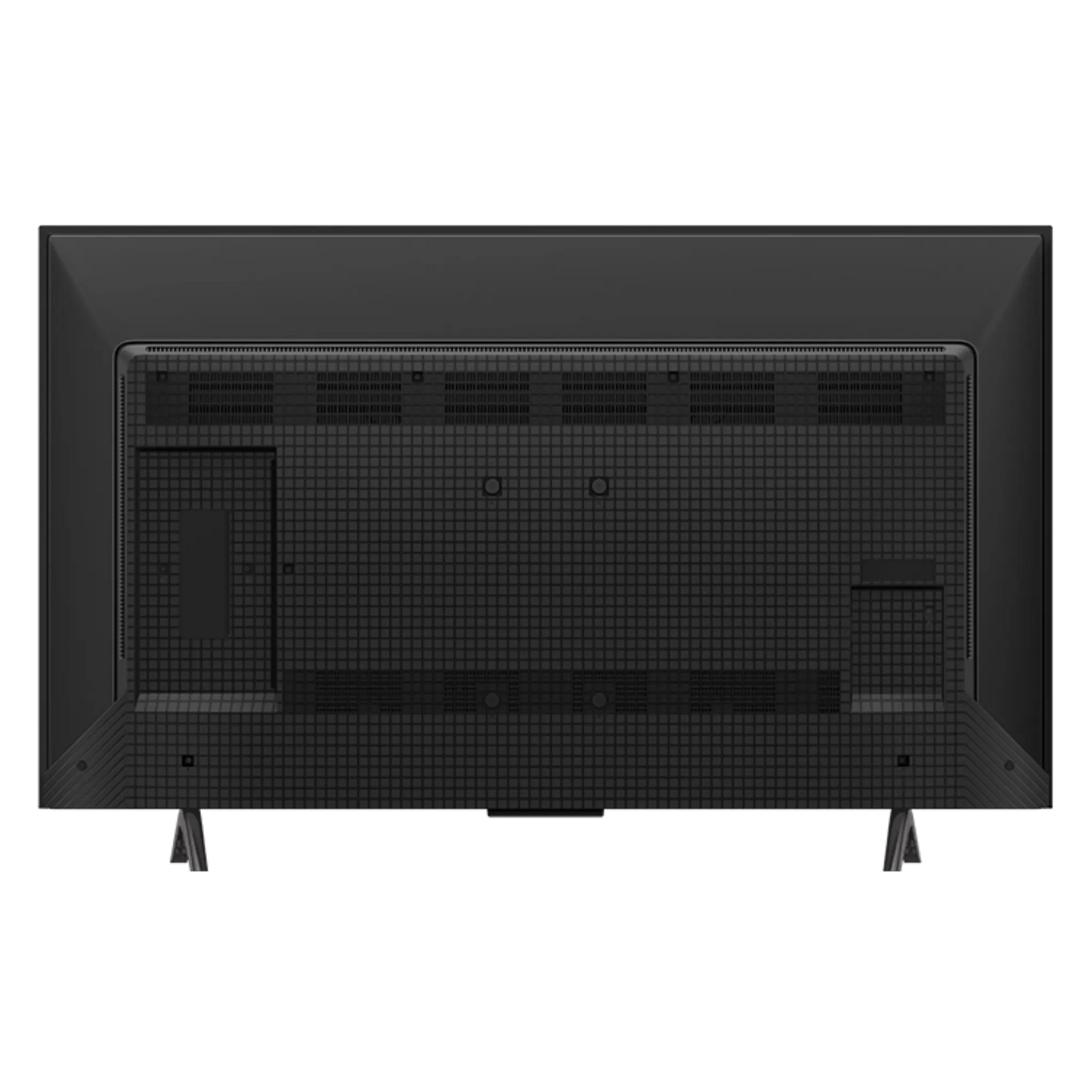 Open box TCL 43-inch Q6 Series 4K UHD HDR QLED Smart Google TV displaying a vibrant screen with menu options.