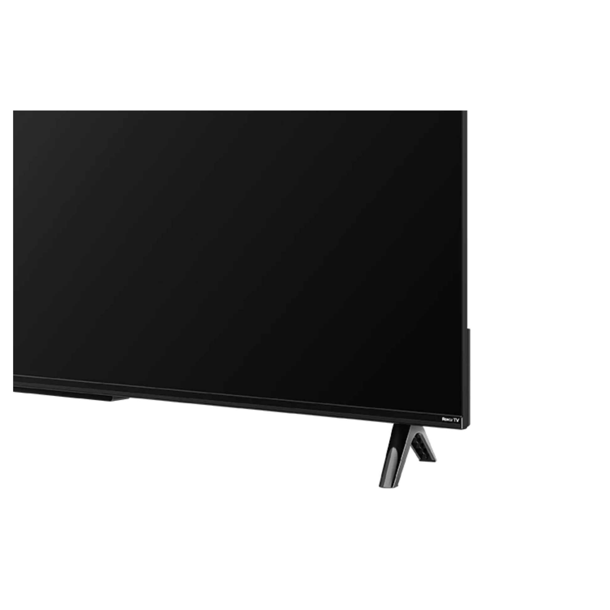 Open box TCL 43-inch S-Class 4K UHD HDR LED Roku Smart TV displaying vibrant screen with sleek black bezel.