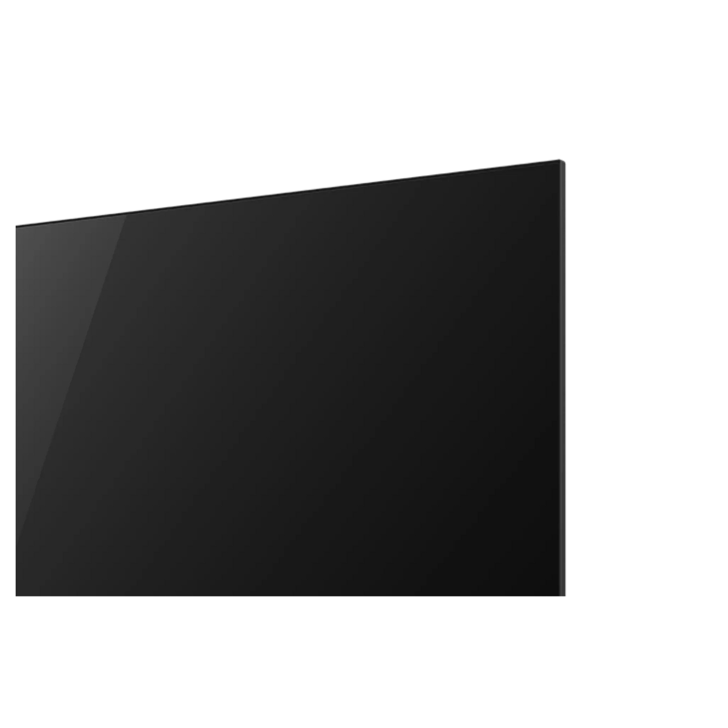 Open box TCL 43-inch S-Class 4K UHD HDR LED Roku OS Smart TV showing screen with vibrant images and sleek black frame.