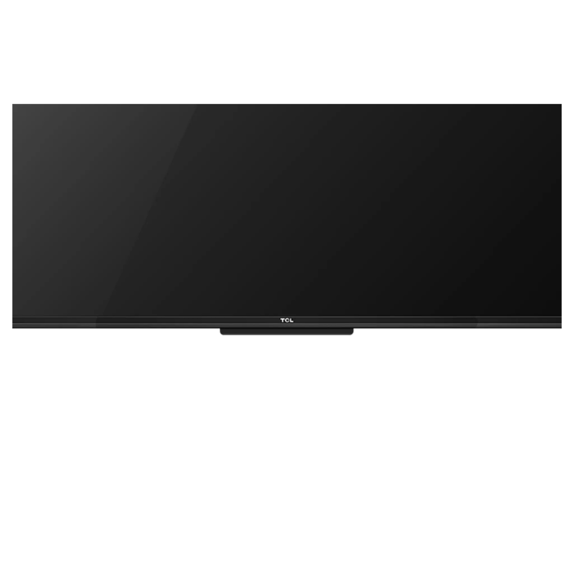 Open box TCL 43-inch S-Class 4K UHD HDR LED Smart TV with Roku OS, sleek black design, and display screen.