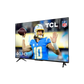 Open box TCL 43-inch S-Class 4K UHD HDR LED Roku OS Smart TV showing a sleek black screen and slim bezel design.