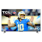 Open box TCL 50-inch S4 4K UHD HDR LED Smart TV with Roku OS, displayed with a sleek black screen and modern design.