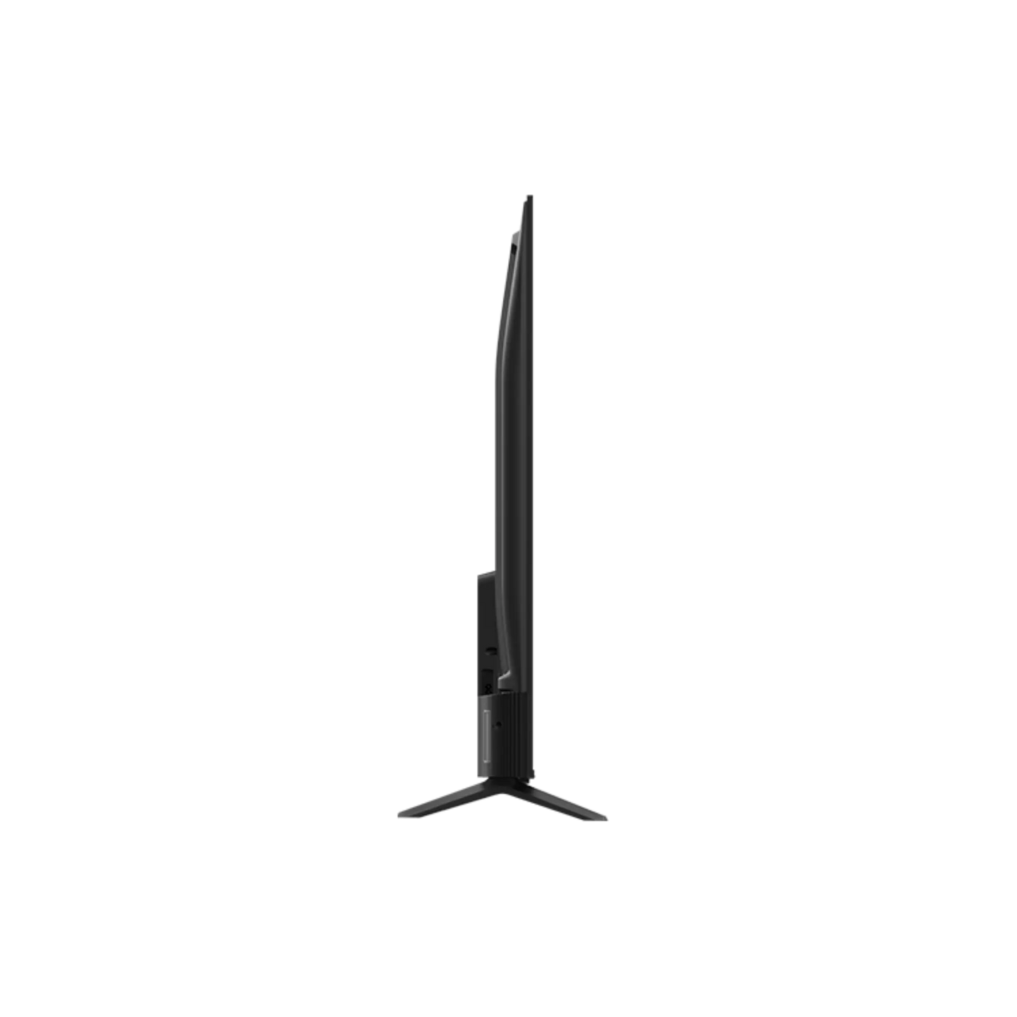 Open box TCL 50-inch S4 4K UHD HDR LED Roku smart TV showing a sleek black screen and modern TV design.