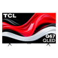 Open box TCL 55-inch Q6 Series 4K QLED TV displaying vibrant images and sleek black design, 2024 model.