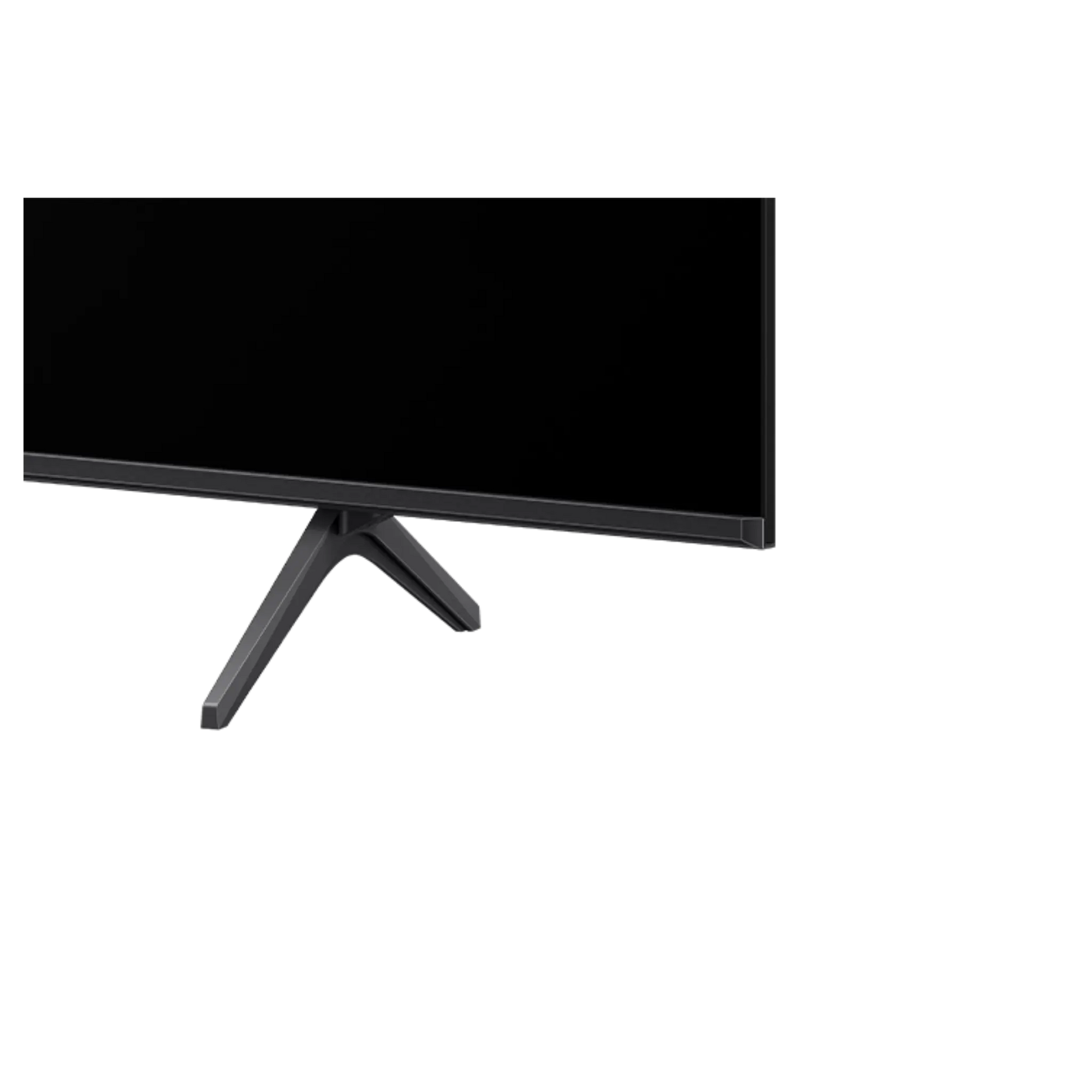 Open box TCL 55-inch Q6 Series 4K QLED TV with slim design and vibrant display, 2024 model, showing screen and sleek frame.
