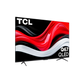 Open box TCL 55-inch Q6 Series 4K QLED TV displaying vibrant 4K content, sleek black design, and slim bezels.