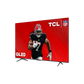 Open box TCL 55-inch Q6 Series 4K UHD HDR QLED Smart Google TV displaying home screen and picture quality.