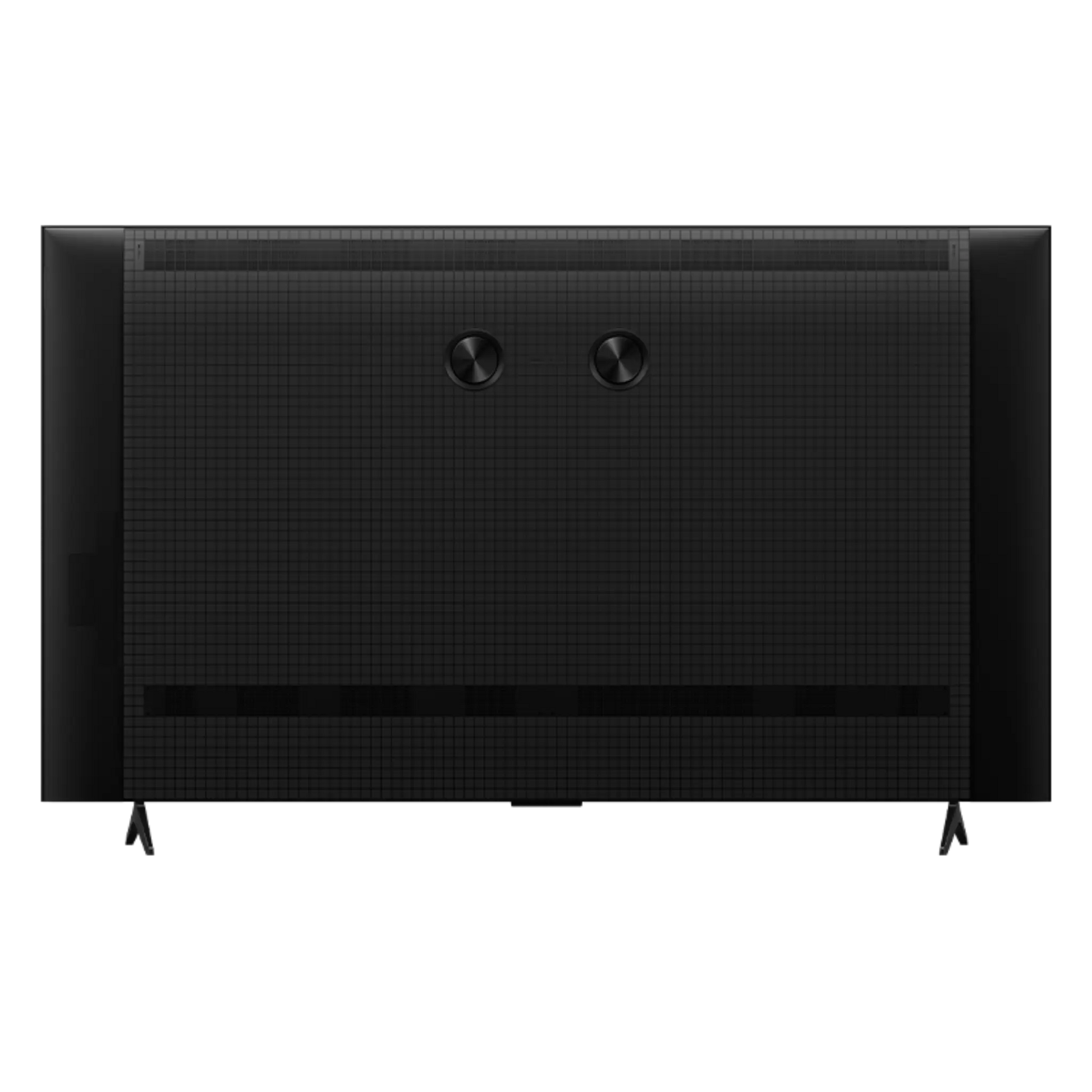 Open box TCL 55-inch QM5K Series 4K UHD HDR QD-Mini LED Smart Google TV display showing vibrant screen and sleek design.