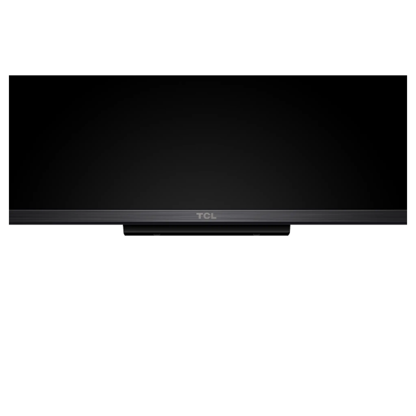 Open box TCL 55-inch QM6K Series 4K UHD HDR QD Mini LED Smart Google TV showing the screen and sleek black frame.