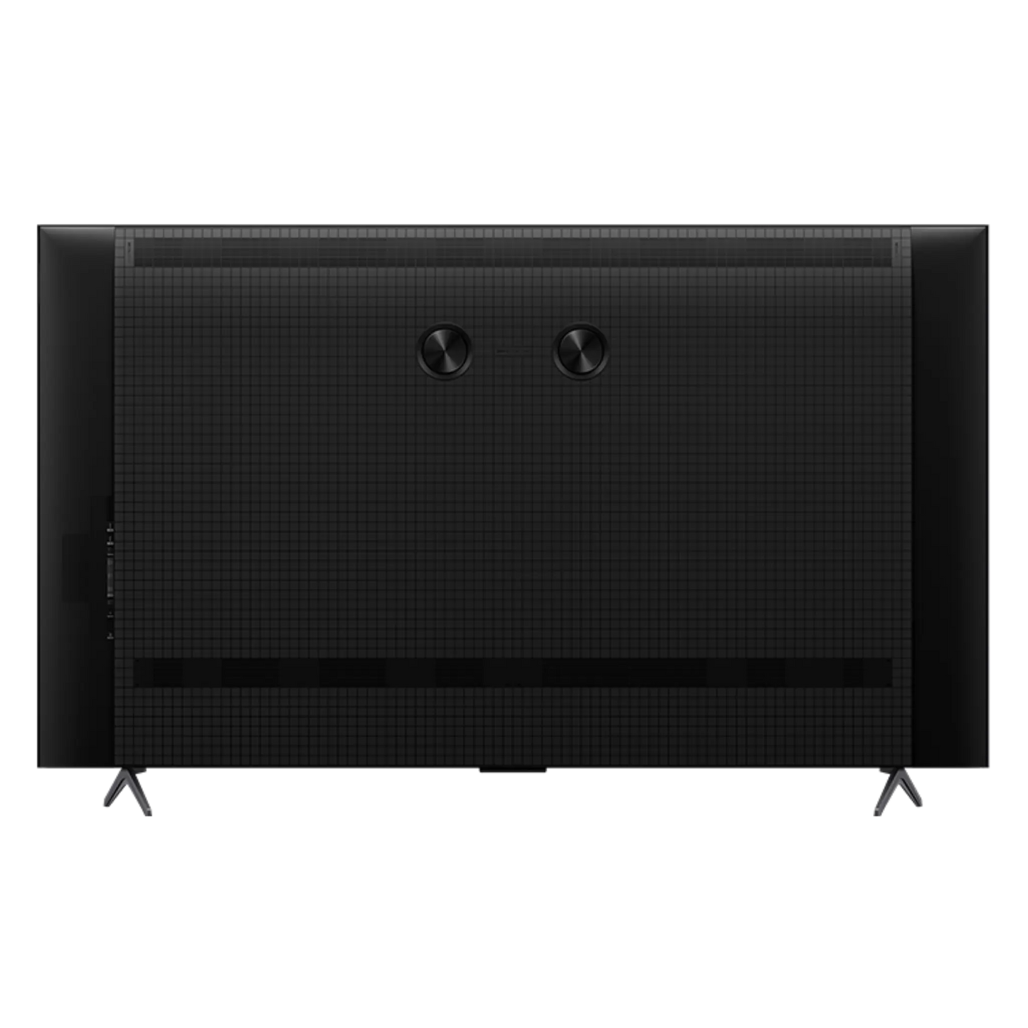 Open box TCL 55-inch QM6K Series 4K UHD HDR QD-mini LED Smart Google TV showing screen with vibrant image and sleek black frame.