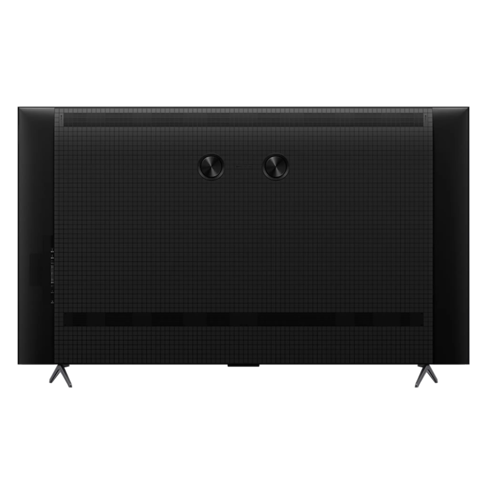 Open box TCL 55-inch QM6K Series 4K UHD HDR QD-mini LED Smart Google TV showing screen with vibrant image and sleek black frame.