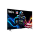 Open box TCL 55-inch QM6K Series 4K UHD HDR QD-Mini LED Smart Google TV showing screen and sleek black frame.