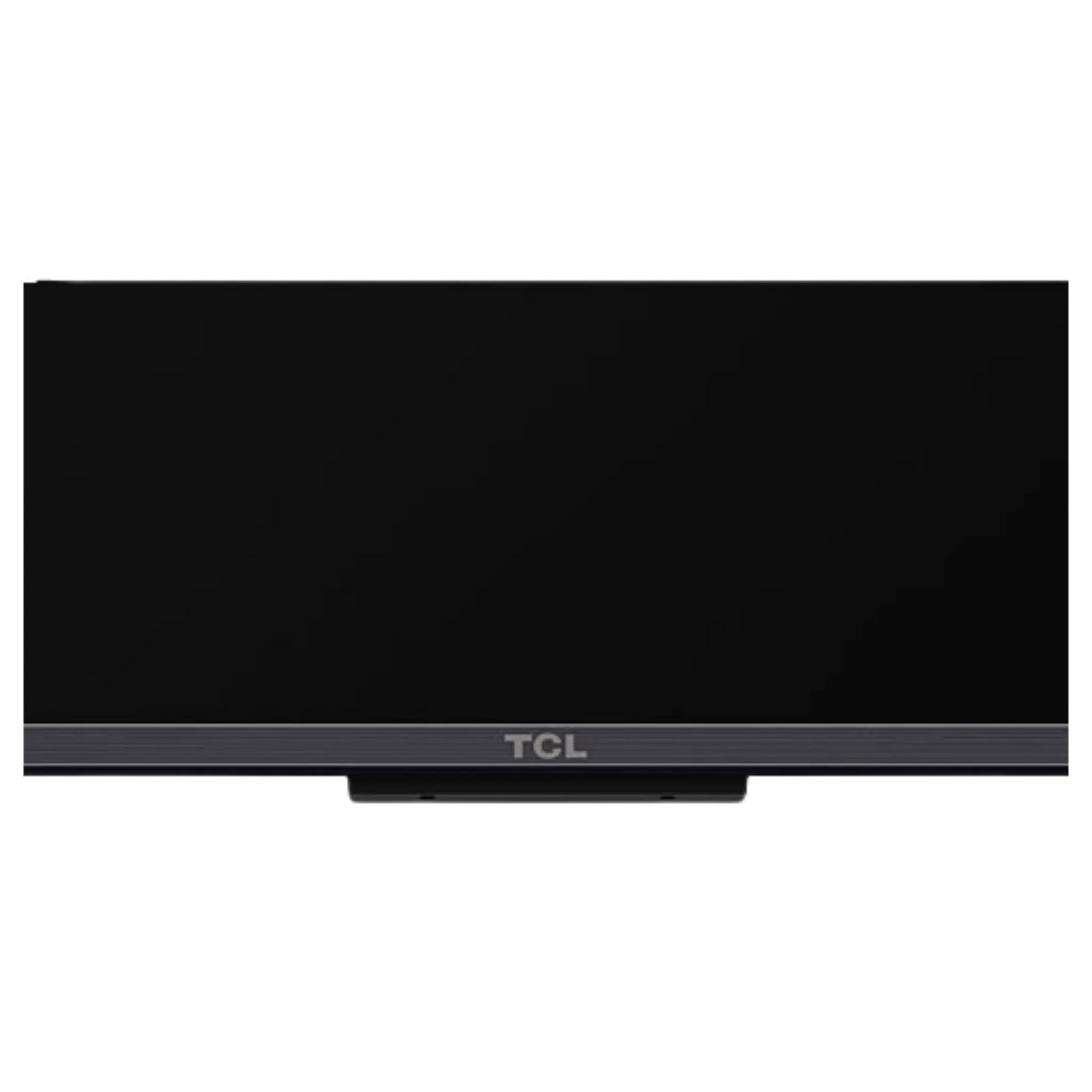 Open box TCL 65-inch Q7K Series 4K UHD HDR QLED Smart Google TV displaying a sleek, modern TV screen with vibrant colors.