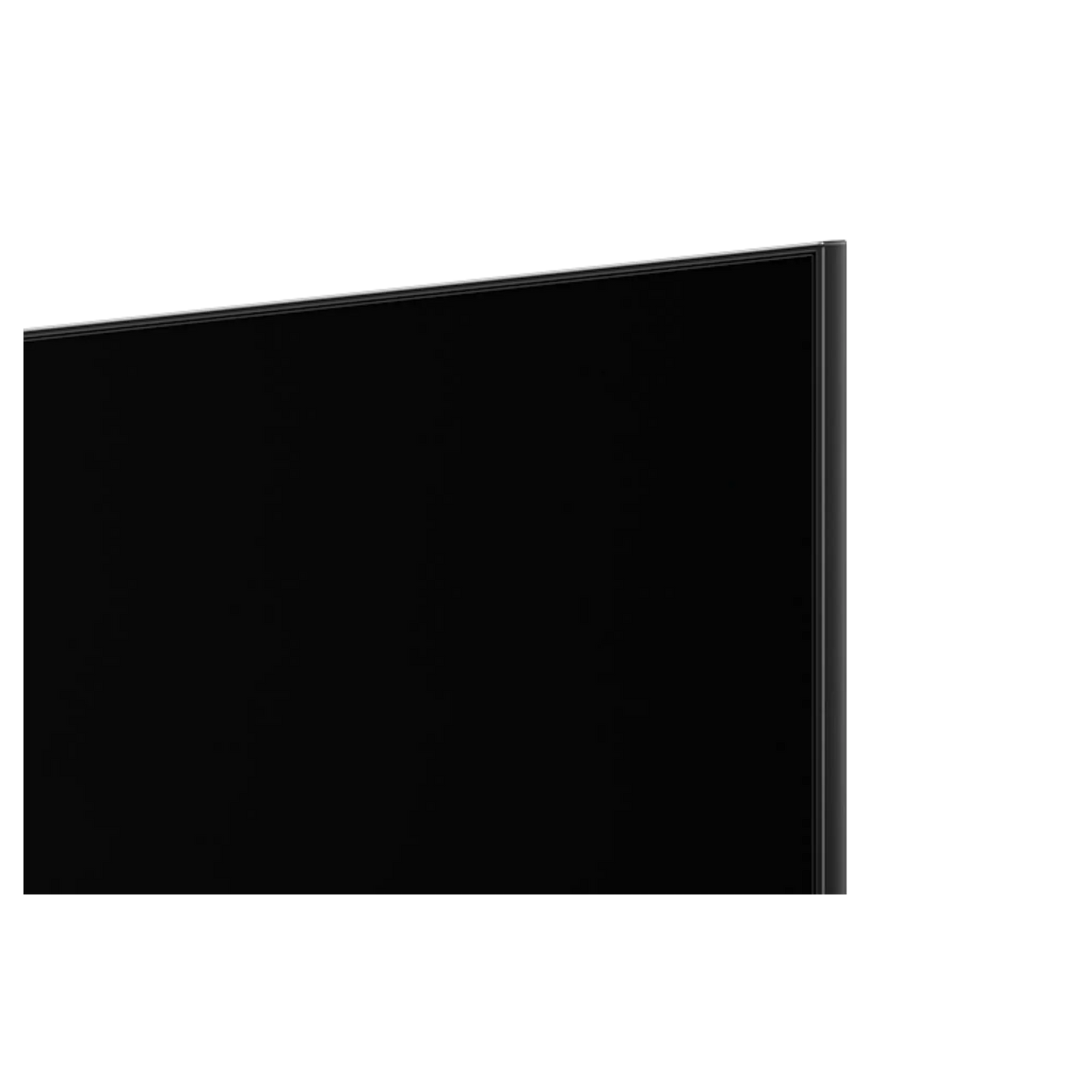 Open box TCL 65-inch QM5K Series 4K UHD HDR QD-Mini LED Smart Google TV, front view showing screen and slim design.