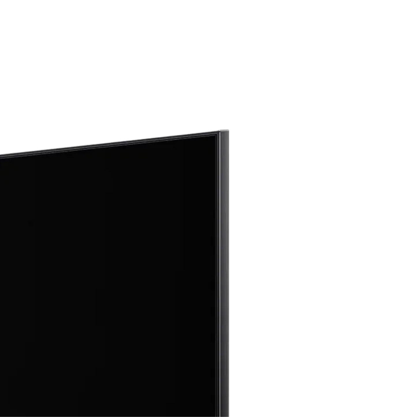 Open box TCL 65-inch QM6K Series 4K UHD QD Mini LED TV showing the sleek screen and modern design.