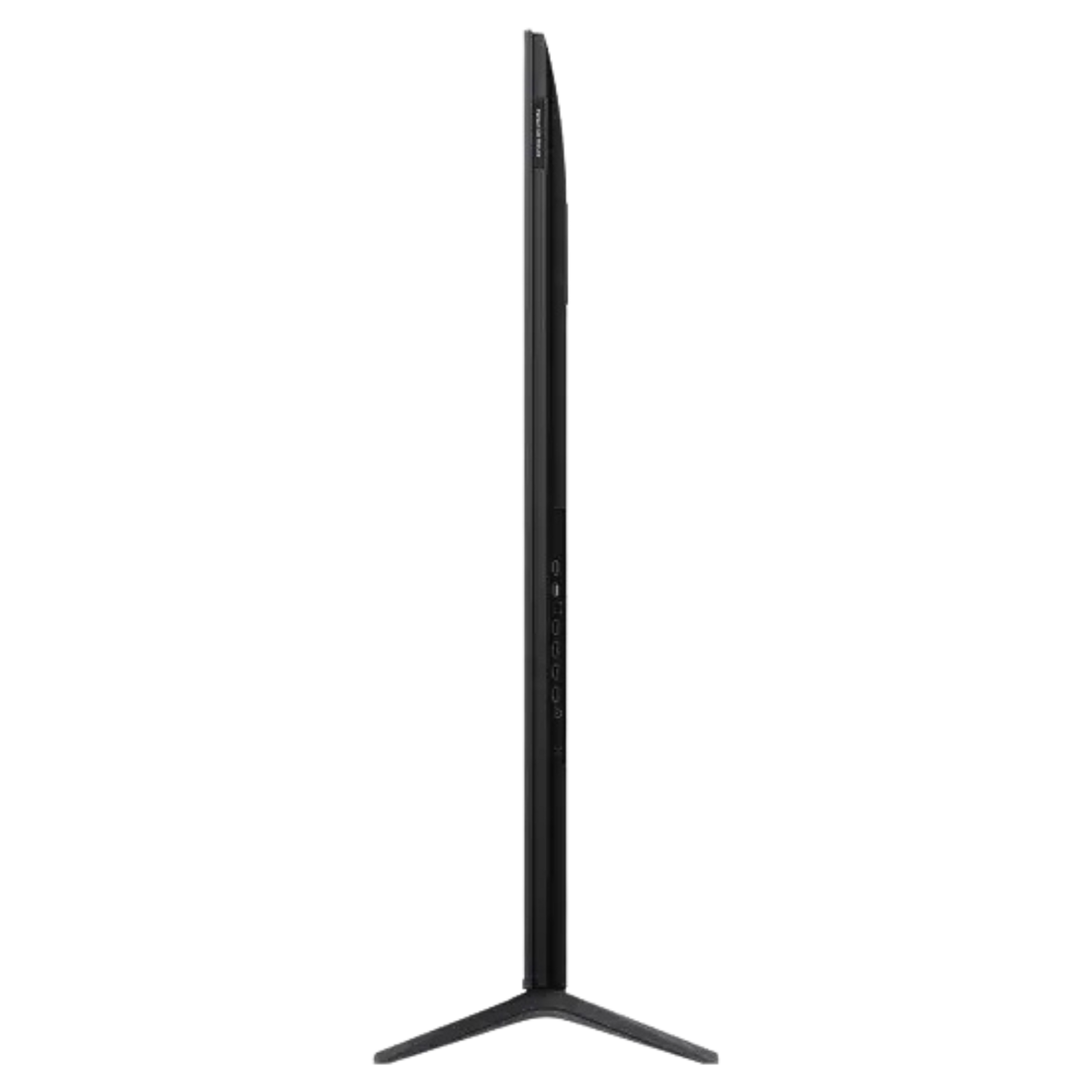 Open box TCL 65-inch QM6K Series 4K UHD QD-Mini LED TV showing screen display and sleek black frame.