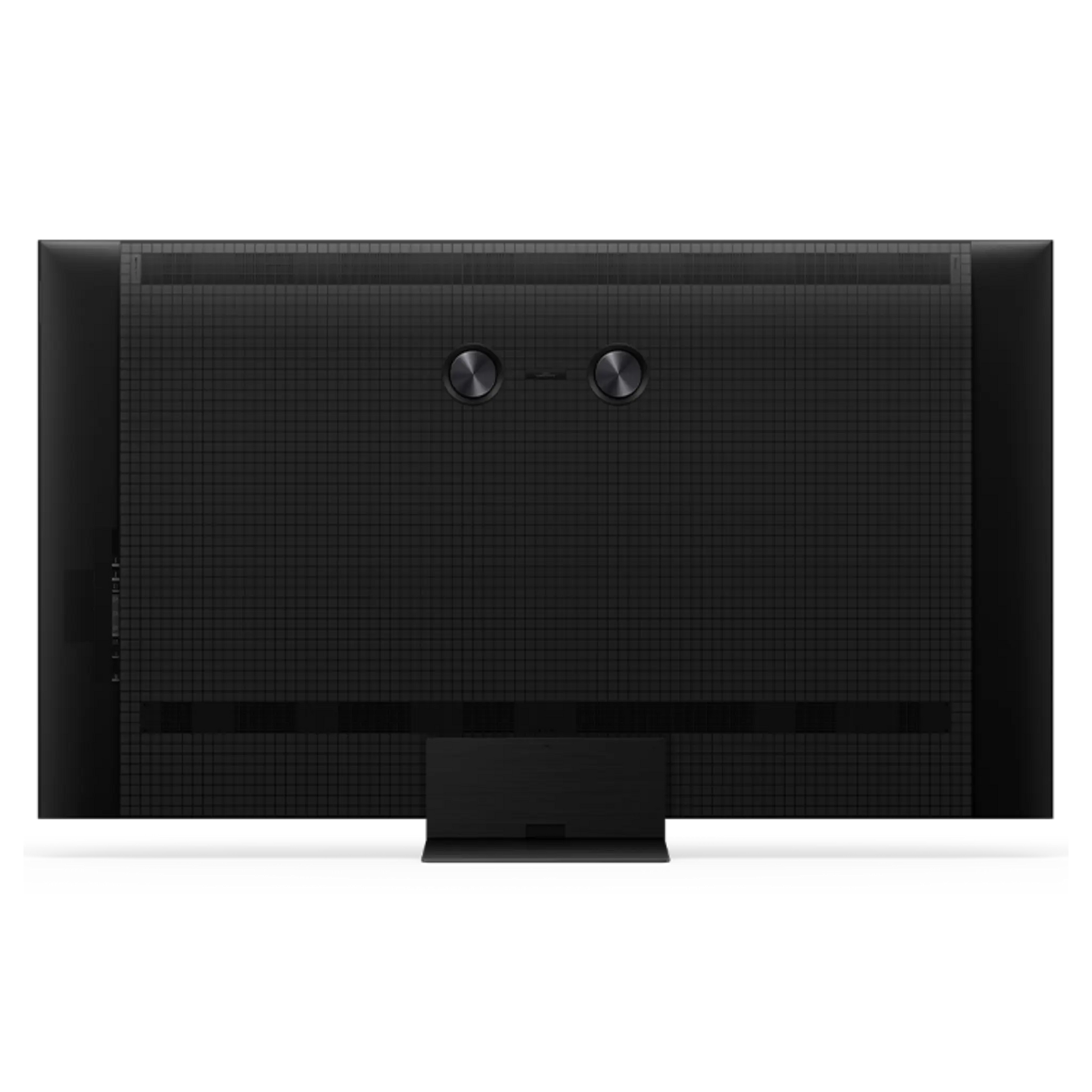 Open box TCL 75-inch QM7K Series 4K UHD HDR QD-Mini LED Smart Google TV, showing the sleek screen and slim bezel.