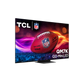Open box TCL 75-inch QM7K Series 4K UHD HDR QD-Mini LED Smart Google TV showing the TV screen and sleek design.
