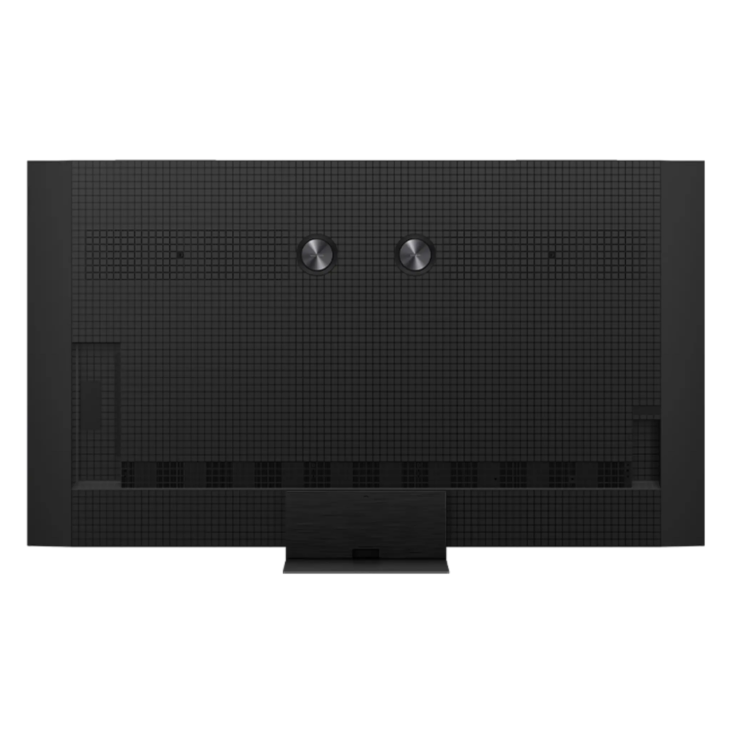 Open box TCL 65-inch QM8K Series 4K UHD HDR Mini-LED Smart Google TV showing screen with vibrant picture and sleek black frame.