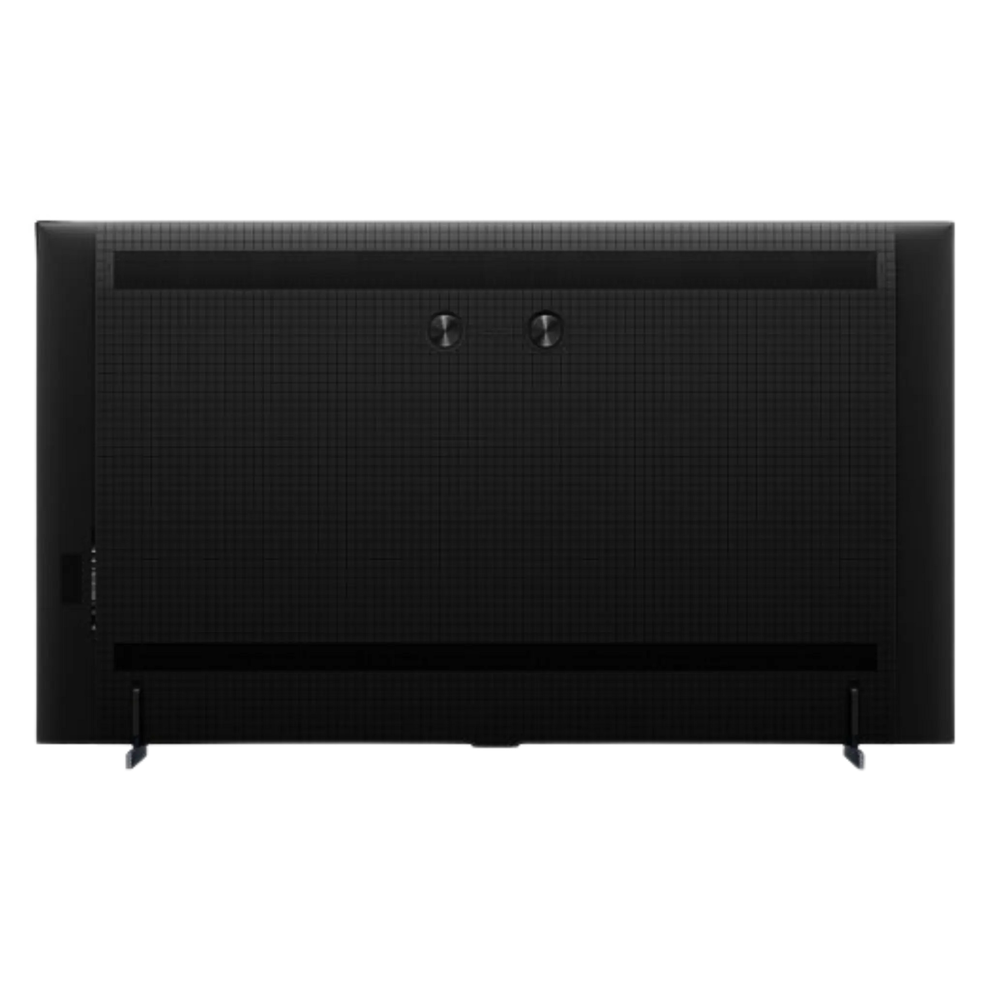 Open box TCL 85-inch Q7K Series 4K UHD HDR QLED Smart Google TV showing the sleek large screen and modern design.