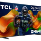 Open box TCL 55-inch Mini-LED 4K UHD Smart TV with Dolby Vision IQ, HDR10+, 144Hz refresh rate, Dolby Atmos, Fire TV interface.