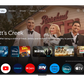 Open box TCL 85-inch QM6K Series 4K UHD HDR QD-Mini LED Smart Google TV showing screen and sleek black frame.